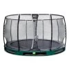 EXIT TOYS EXIT Elegant Premium Inground Trampoline ø427cm Met Deluxe Veiligheidsnet - Groen