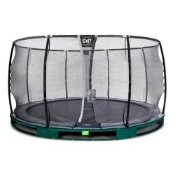EXIT TOYS EXIT Elegant Premium Inground Trampoline ø427cm Met Deluxe Veiligheidsnet - Groen