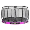 EXIT TOYS EXIT Elegant Premium Inground Trampoline ø427cm Met Deluxe Veiligheidsnet - Paars