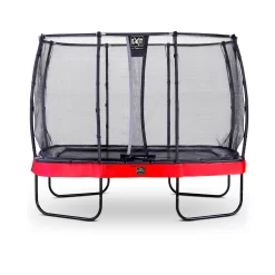 EXIT TOYS EXIT Elegant Premium Trampoline 214x366cm Met Deluxe Veiligheidsnet - Rood