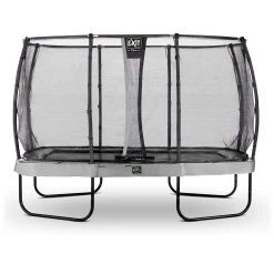 Speeltoestellen 19 EXIT TOYS EXIT Elegant Premium Trampoline 244x427cm Met Deluxe Veiligheidsnet - Grijs