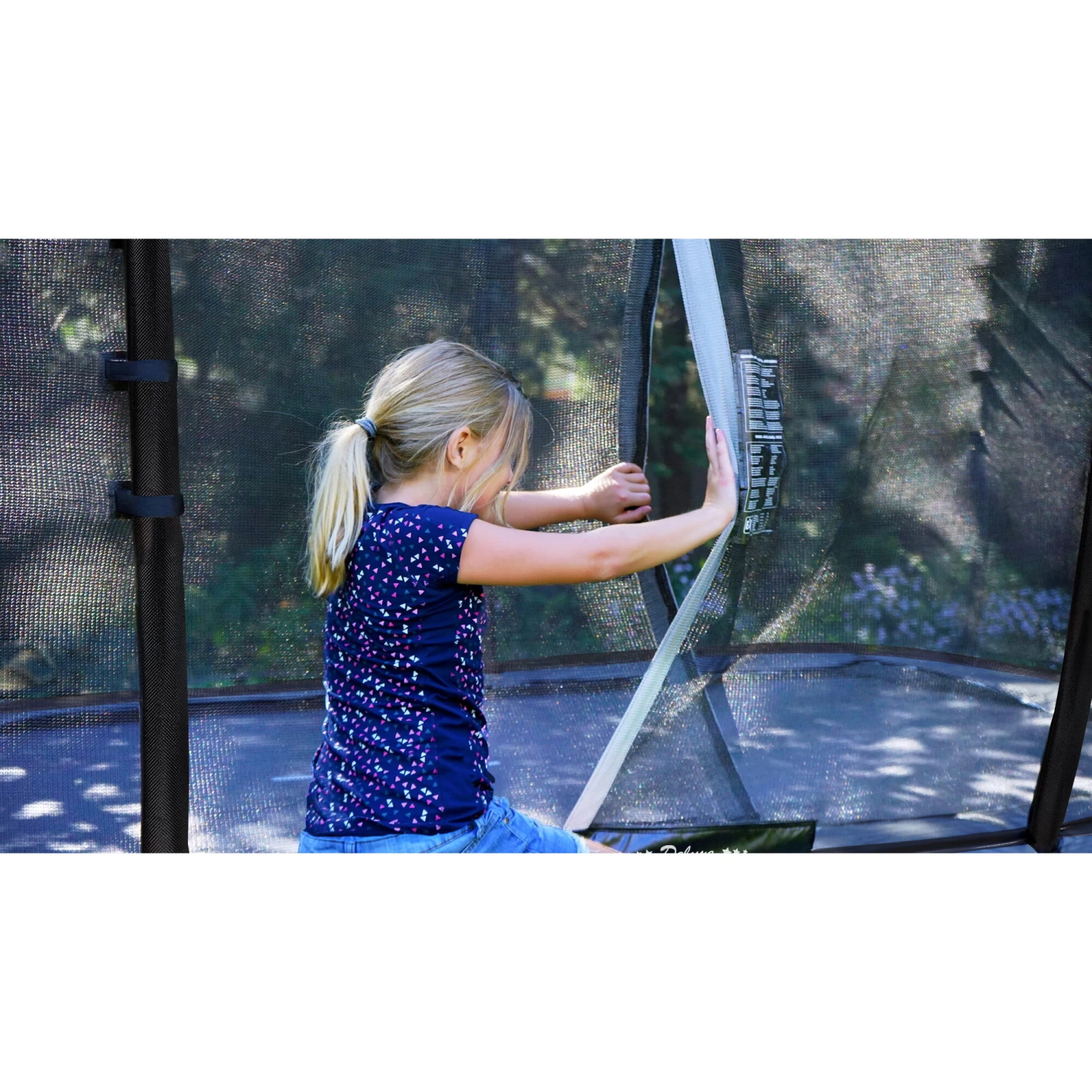 EXIT TOYS EXIT Elegant Premium Trampoline 244x427cm Met Deluxe Veiligheidsnet - Groen 13 EXIT TOYS EXIT Elegant Premium Trampoline 244x427cm Met Deluxe Veiligheidsnet - Groen - Afbeelding 13