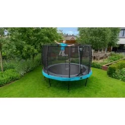 EXIT TOYS EXIT Elegant Premium Trampoline ø305cm Met Deluxe Veiligheidsnet - Blauw -Speeltoestellen exit elegant premium trampoline o305cm met deluxe veiligheidsnet blauw 12