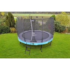 EXIT TOYS EXIT Elegant Premium Trampoline ø427cm Met Deluxe Veiligheidsnet - Grijs -Speeltoestellen exit elegant premium trampoline o427cm met deluxe veiligheidsnet grijs 12