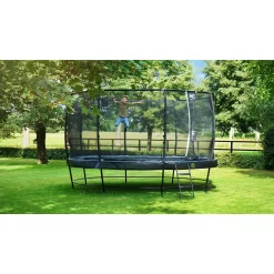 EXIT TOYS EXIT Elegant Premium Trampoline ø427cm Met Deluxe Veiligheidsnet - Zwart -Speeltoestellen exit elegant premium trampoline o427cm met deluxe veiligheidsnet zwart 12