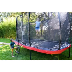 EXIT TOYS EXIT Elegant Trampoline 244x427cm Met Economy Veiligheidsnet - Paars -Speeltoestellen exit elegant trampoline 244x427cm met economy veiligheidsnet paars 10