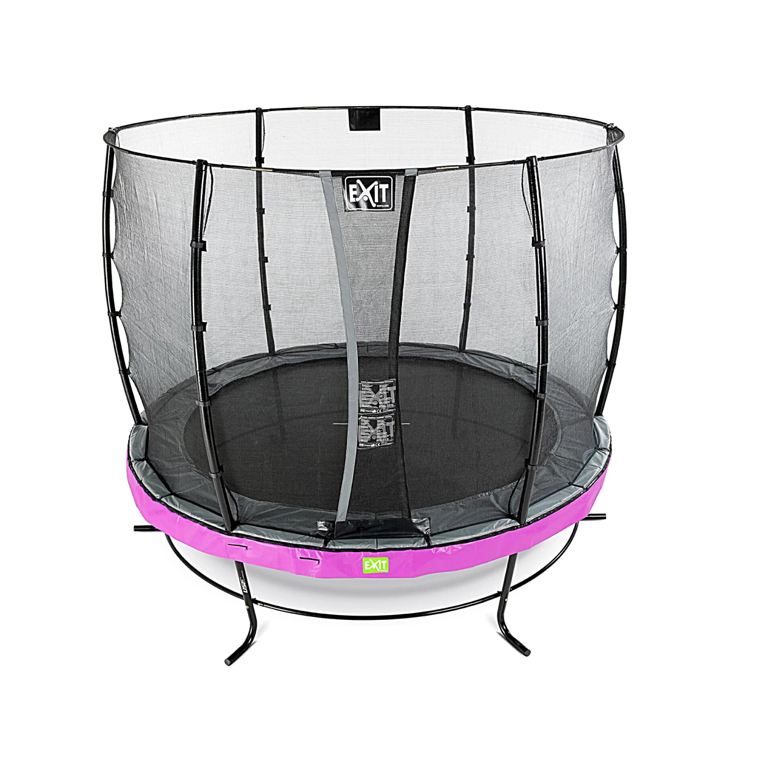 EXIT TOYS EXIT Elegant Trampoline ø253cm Met Economy Veiligheidsnet - Paars 2 EXIT TOYS EXIT Elegant Trampoline ø253cm Met Economy Veiligheidsnet - Paars - Afbeelding 2