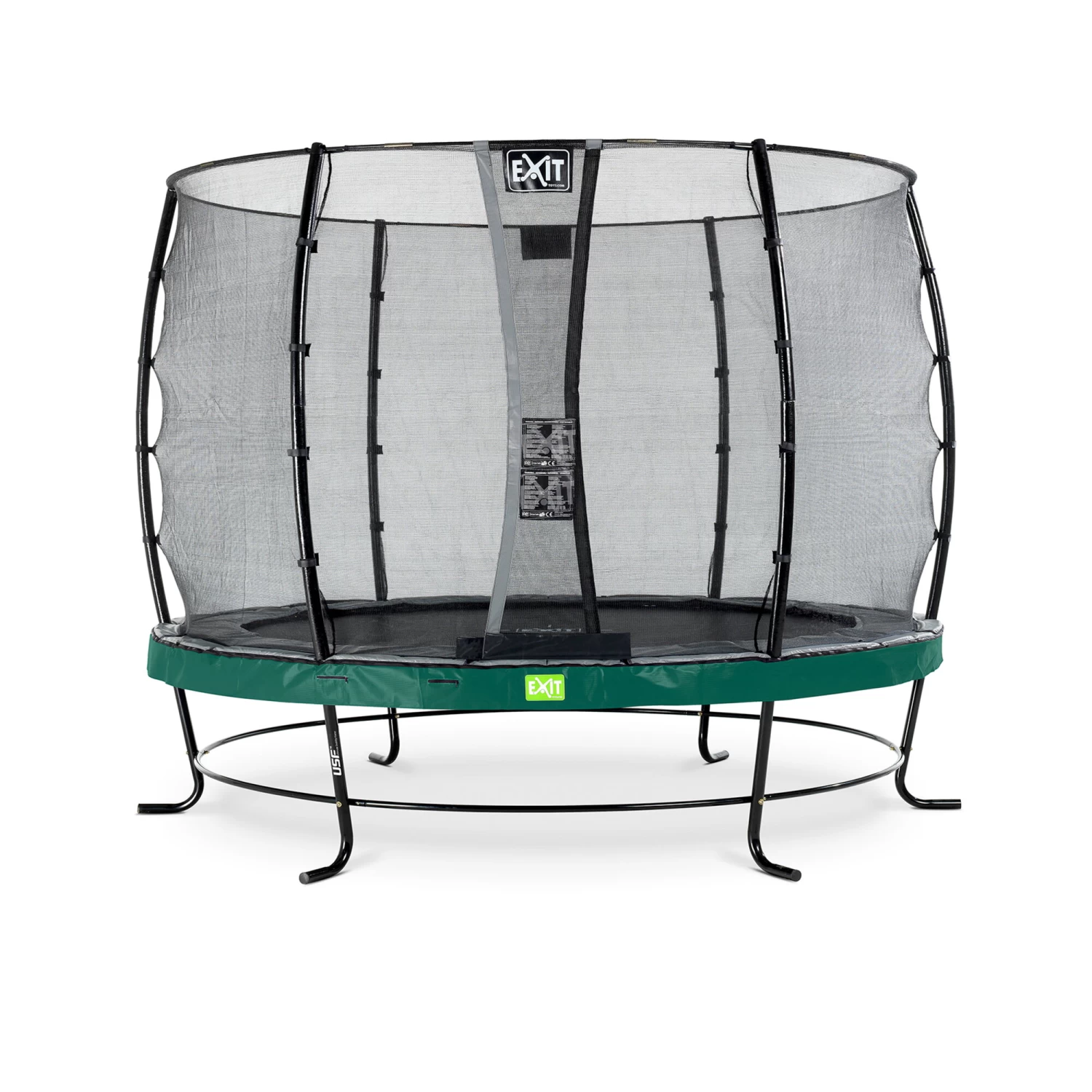 EXIT TOYS EXIT Elegant Trampoline ø305cm Met Economy Veiligheidsnet - Groen 1 EXIT TOYS EXIT Elegant Trampoline ø305cm Met Economy Veiligheidsnet - Groen