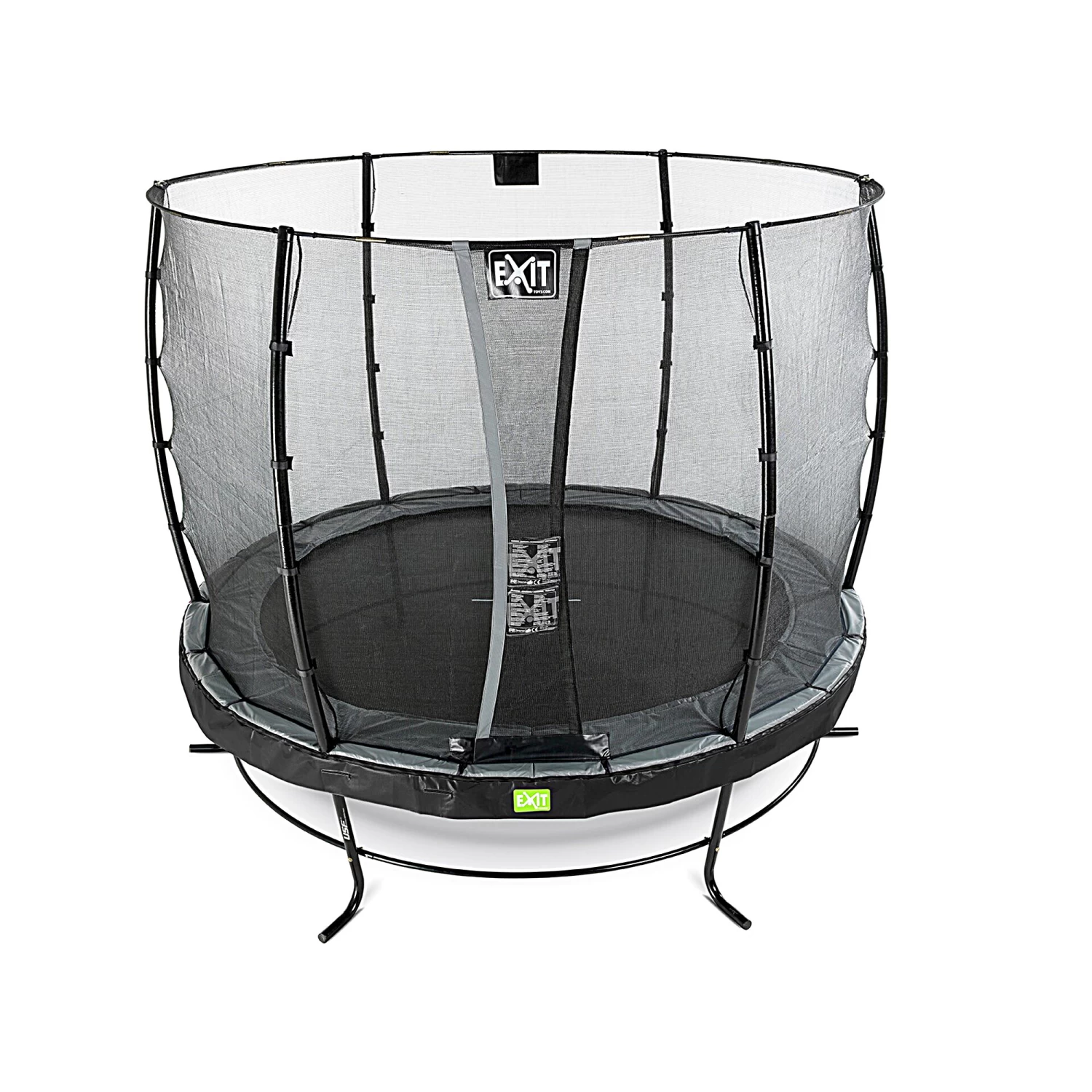 EXIT TOYS EXIT Elegant Trampoline ø305cm Met Economy Veiligheidsnet - Zwart 2 EXIT TOYS EXIT Elegant Trampoline ø305cm Met Economy Veiligheidsnet - Zwart - Afbeelding 2