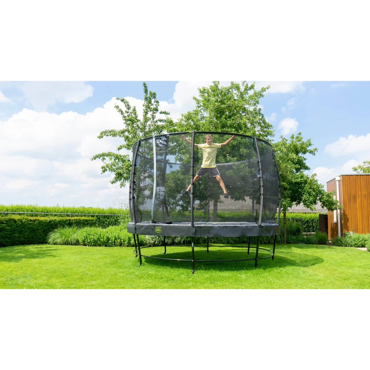 EXIT TOYS EXIT Elegant Trampoline ø305cm Met Economy Veiligheidsnet - Zwart 12 EXIT TOYS EXIT Elegant Trampoline ø305cm Met Economy Veiligheidsnet - Zwart - Afbeelding 12