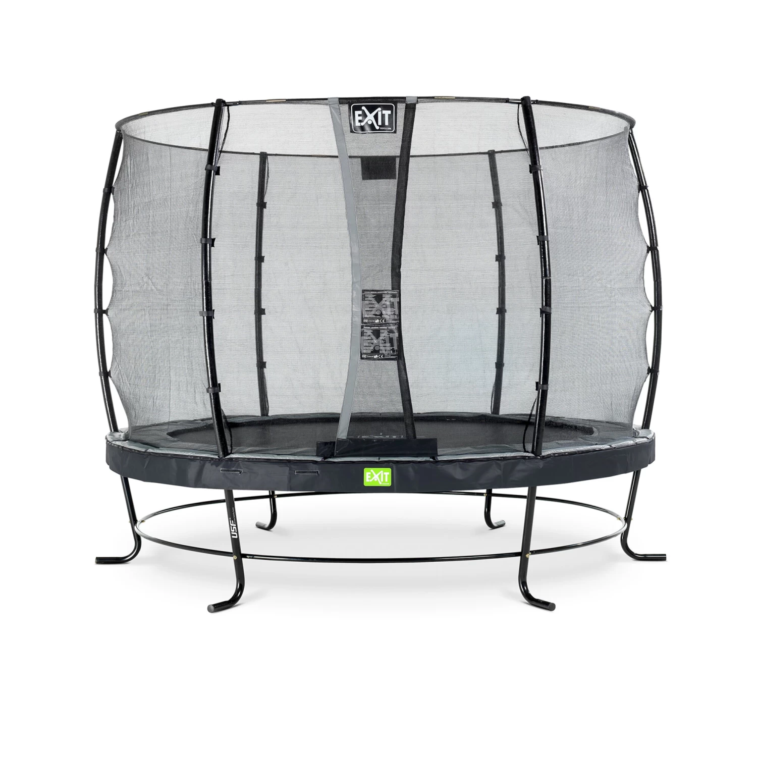 EXIT TOYS EXIT Elegant Trampoline ø305cm Met Economy Veiligheidsnet - Zwart 1 EXIT TOYS EXIT Elegant Trampoline ø305cm Met Economy Veiligheidsnet - Zwart