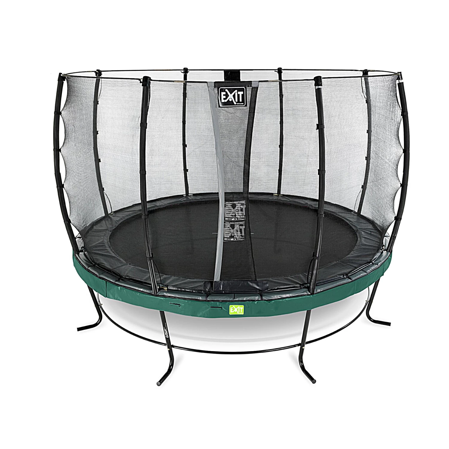 EXIT TOYS EXIT Elegant Trampoline ø366cm Met Economy Veiligheidsnet - Groen 2 EXIT TOYS EXIT Elegant Trampoline ø366cm Met Economy Veiligheidsnet - Groen - Afbeelding 2