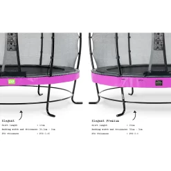 EXIT TOYS EXIT Elegant Trampoline ø427cm Met Economy Veiligheidsnet - Paars 17 EXIT TOYS EXIT Elegant Trampoline ø427cm Met Economy Veiligheidsnet - Paars -Speeltoestellen exit elegant trampoline o427cm met economy veiligheidsnet paars 4
