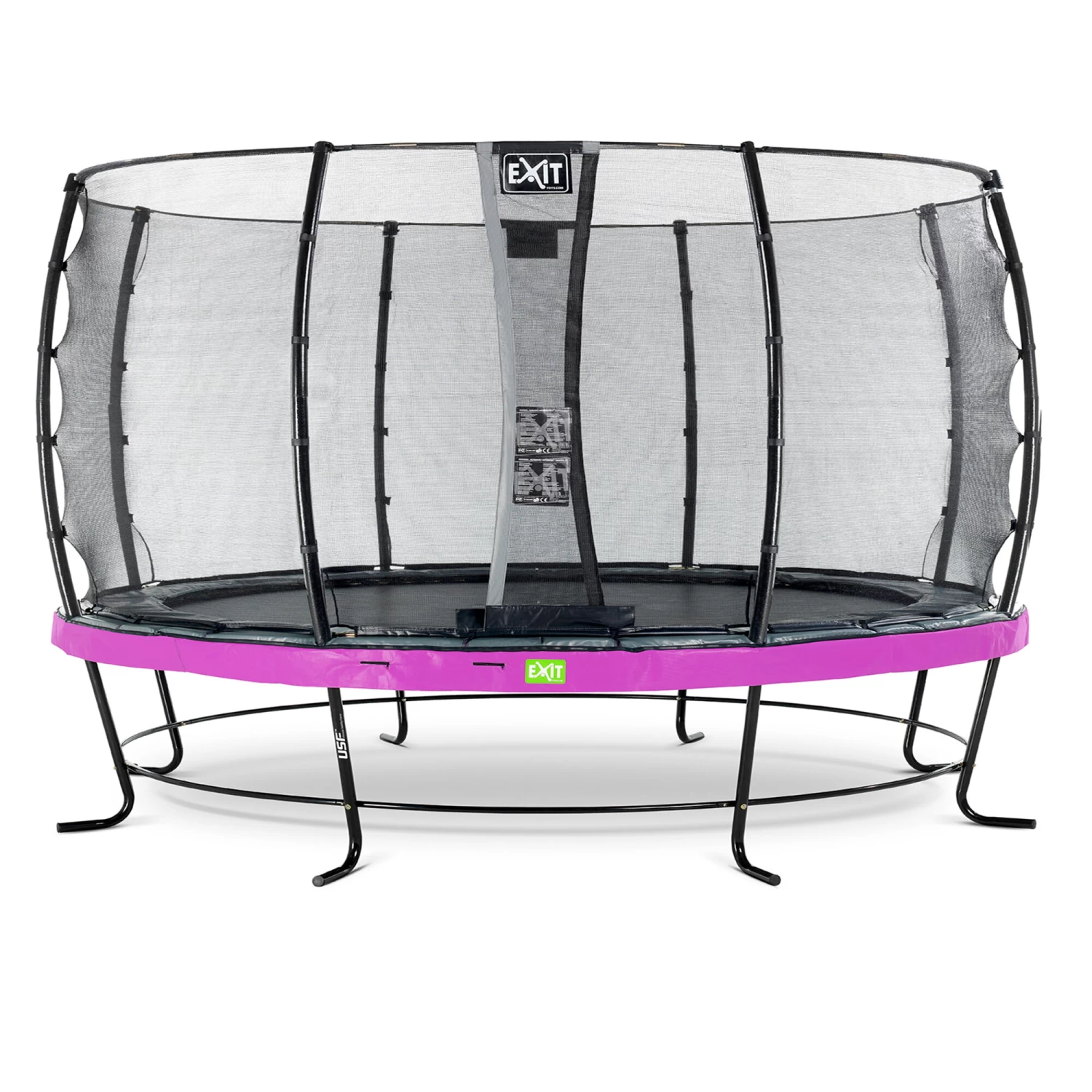 EXIT TOYS EXIT Elegant Trampoline ø427cm Met Economy Veiligheidsnet - Paars 1 EXIT TOYS EXIT Elegant Trampoline ø427cm Met Economy Veiligheidsnet - Paars
