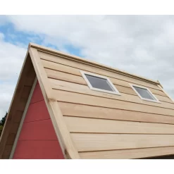 EXIT TOYS EXIT Fantasia 100 Houten Speelhuis - Rood -Speeltoestellen exit fantasia 100 houten speelhuis rood 5