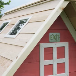 EXIT TOYS EXIT Fantasia 100 Houten Speelhuis - Rood -Speeltoestellen exit fantasia 100 houten speelhuis rood 7