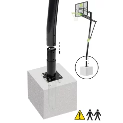 EXIT TOYS EXIT Galaxy Basketbalbord Voor Grondmontage - Groen/zwart -Speeltoestellen exit galaxy basketbalbord voor grondmontage groen zwart 2