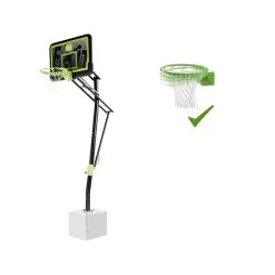 EXIT TOYS EXIT Galaxy Basketbalbord Voor Grondmontage Met Dunkring - Black Edition