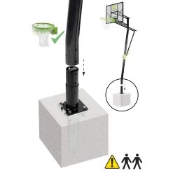 EXIT TOYS EXIT Galaxy Basketbalbord Voor Grondmontage Met Dunkring - Groen/zwart 10 EXIT TOYS EXIT Galaxy Basketbalbord Voor Grondmontage Met Dunkring - Groen/zwart -Speeltoestellen exit galaxy basketbalbord voor grondmontage met dunkring groen zwart 4