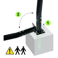 EXIT TOYS EXIT Galaxy Basketbalbord Voor Grondmontage Met Dunkring - Groen/zwart 11 EXIT TOYS EXIT Galaxy Basketbalbord Voor Grondmontage Met Dunkring - Groen/zwart -Speeltoestellen exit galaxy basketbalbord voor grondmontage met dunkring groen zwart 5