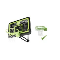 EXIT TOYS EXIT Galaxy Basketbalbord Voor Muurmontage Met Dunkring - Black Edition