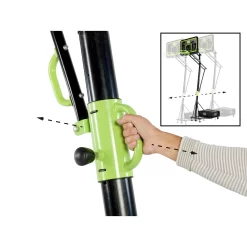 EXIT TOYS EXIT Galaxy Verplaatsbaar Basketbalbord Op Wielen - Black Edition -Speeltoestellen exit galaxy verplaatsbaar basketbalbord op wielen black edition 2