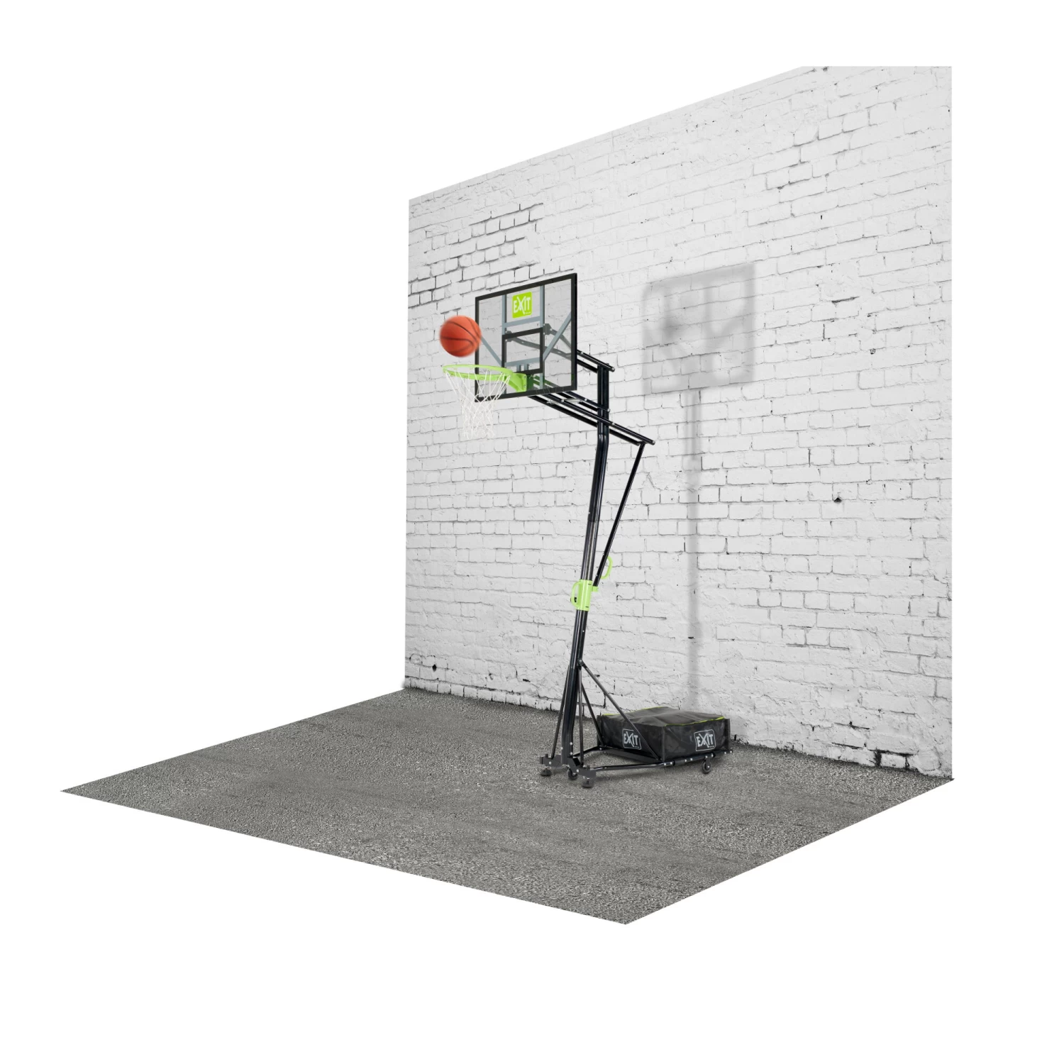 EXIT TOYS EXIT Galaxy Verplaatsbaar Basketbalbord Op Wielen - Groen/zwart 11 EXIT TOYS EXIT Galaxy Verplaatsbaar Basketbalbord Op Wielen - Groen/zwart - Afbeelding 11
