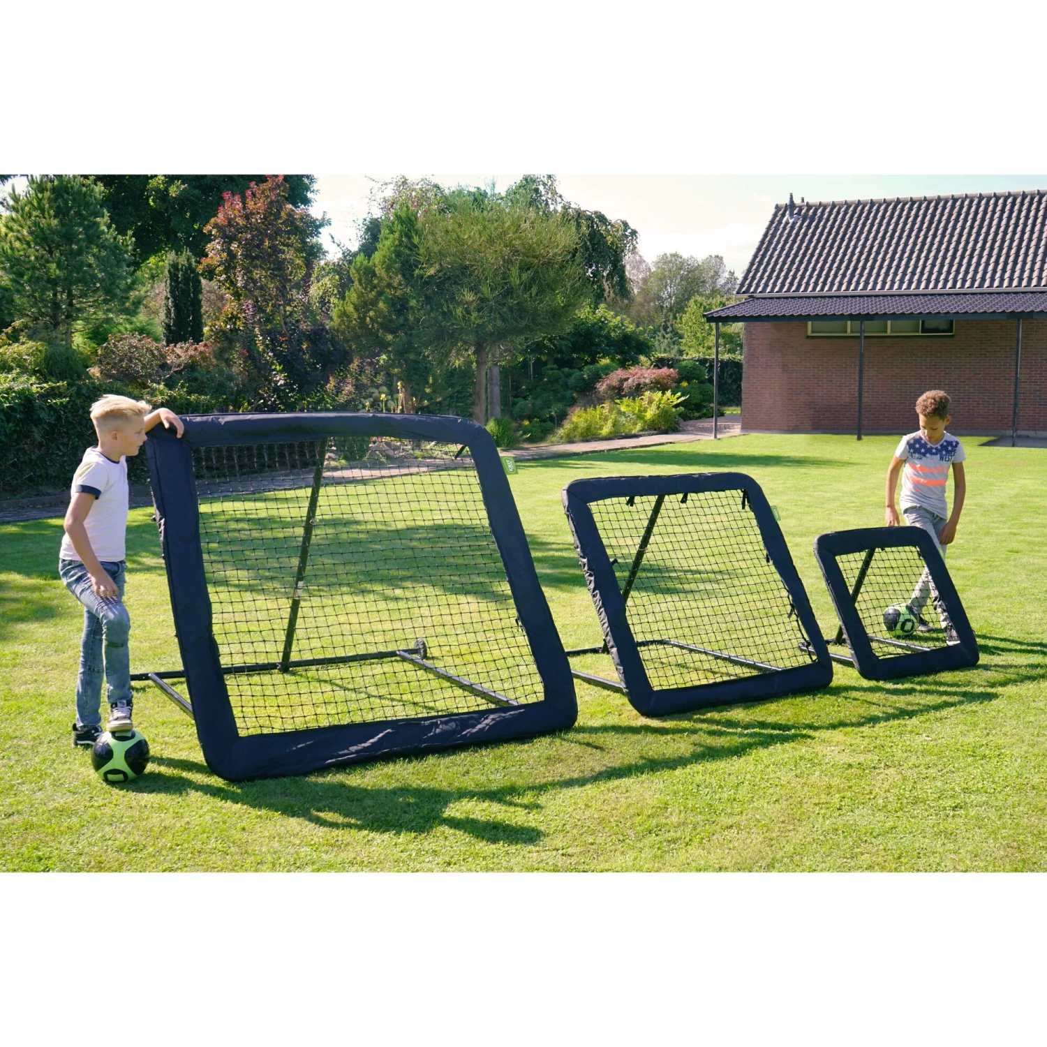 EXIT TOYS EXIT Kickback Multisport Rebounder L 124x124cm 13 EXIT TOYS EXIT Kickback Multisport Rebounder L 124x124cm - Afbeelding 13