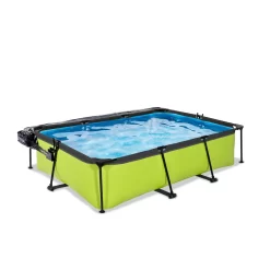 EXIT TOYS EXIT Lime Zwembad 300x200x65cm Met Filterpomp En Overkapping - Groen 16 EXIT TOYS EXIT Lime Zwembad 300x200x65cm Met Filterpomp En Overkapping - Groen -Speeltoestellen exit lime zwembad 300x200x65cm met filterpomp en overkapping groen 2