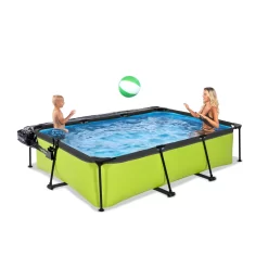 EXIT TOYS EXIT Lime Zwembad 300x200x65cm Met Filterpomp En Overkapping - Groen 23 EXIT TOYS EXIT Lime Zwembad 300x200x65cm Met Filterpomp En Overkapping - Groen -Speeltoestellen exit lime zwembad 300x200x65cm met filterpomp en overkapping groen 9