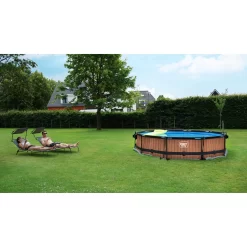 EXIT TOYS EXIT Lime Zwembad ø360x76cm Met Filterpomp - Groen -Speeltoestellen exit lime zwembad o360x76cm met filterpomp groen 7