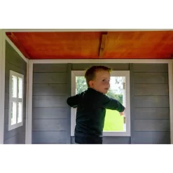 EXIT TOYS EXIT Loft 150 Houten Speelhuis - Grijs -Speeltoestellen exit loft 150 houten speelhuis grijs 10