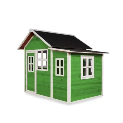 EXIT TOYS EXIT Loft 150 Houten Speelhuis - Groen -Speeltoestellen exit loft 150 houten speelhuis groen 2