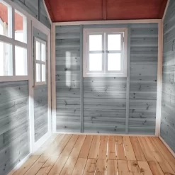 EXIT TOYS EXIT Loft 350 Houten Speelhuis - Blauw -Speeltoestellen exit loft 350 houten speelhuis blauw 9