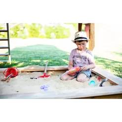 EXIT TOYS EXIT Loft 700 Houten Speelhuis - Rood -Speeltoestellen exit loft 700 houten speelhuis rood 14