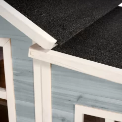 EXIT TOYS EXIT Loft 750 Houten Speelhuis - Blauw -Speeltoestellen exit loft 750 houten speelhuis blauw 8