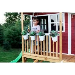 EXIT TOYS EXIT Loft 750 Houten Speelhuis - Rood -Speeltoestellen exit loft 750 houten speelhuis rood 14