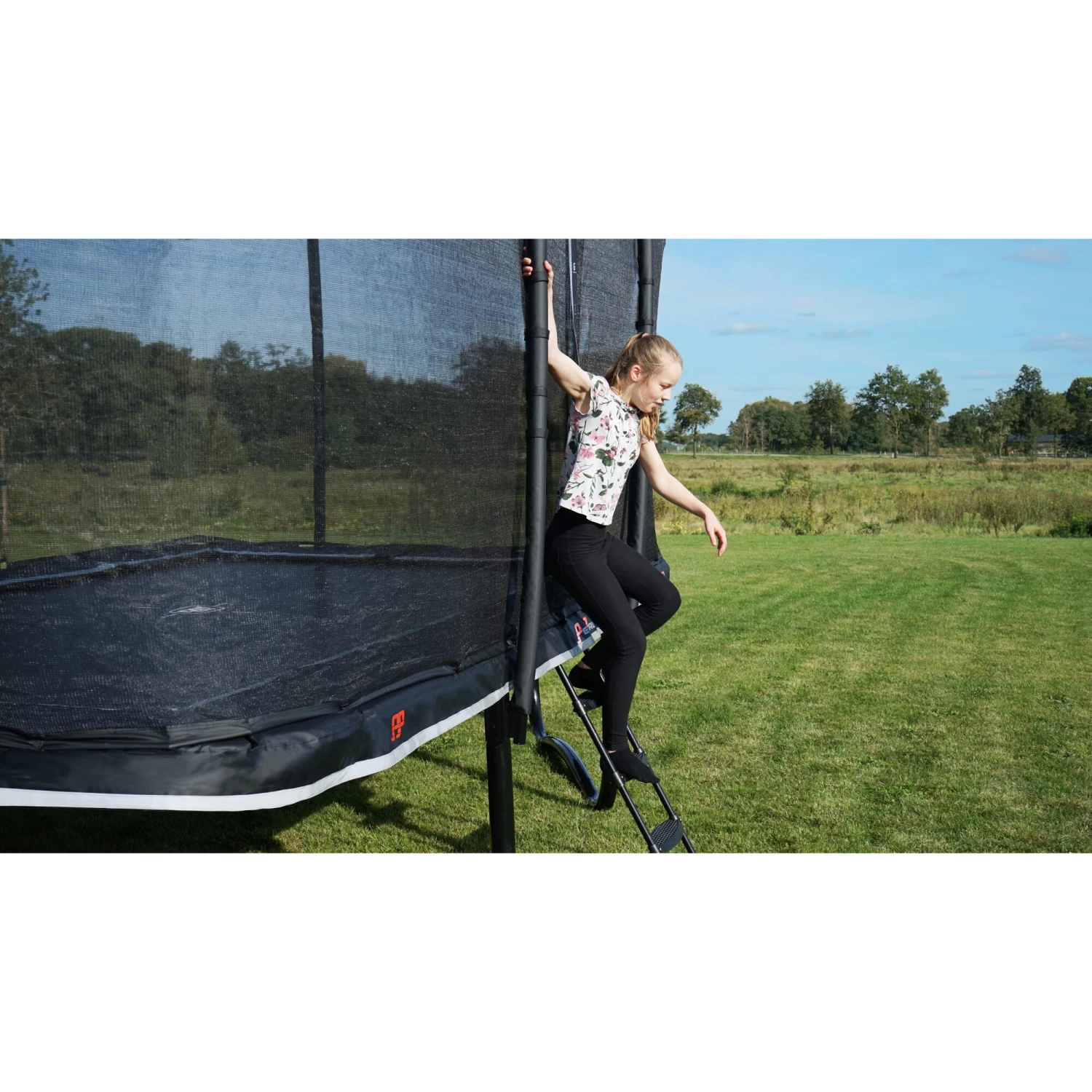 EXIT TOYS EXIT PeakPro Trampoline 244x427cm - Zwart 17 EXIT TOYS EXIT PeakPro Trampoline 244x427cm - Zwart - Afbeelding 17