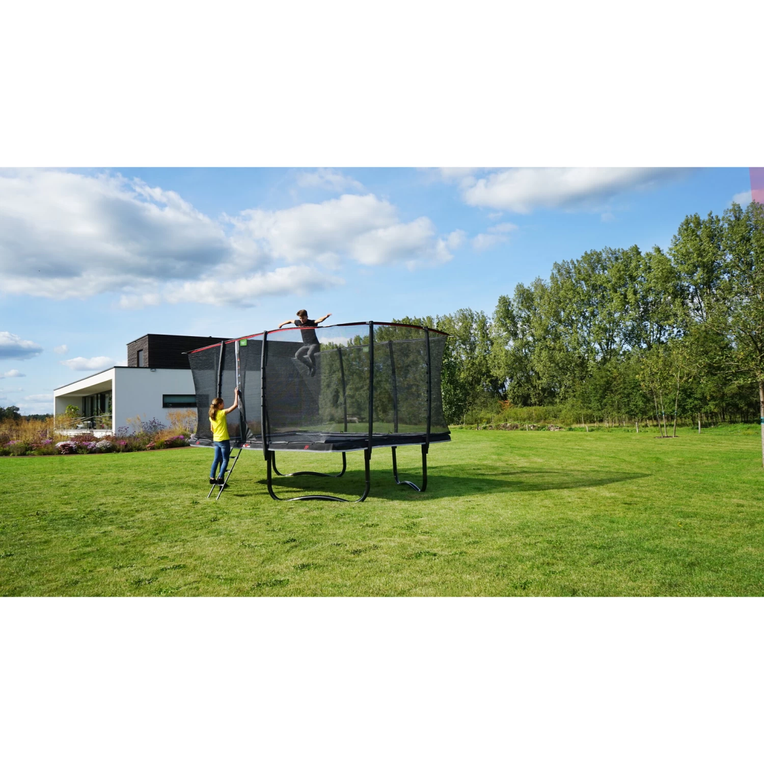 EXIT TOYS EXIT PeakPro Trampoline 305x519cm - Zwart 14 EXIT TOYS EXIT PeakPro Trampoline 305x519cm - Zwart - Afbeelding 14