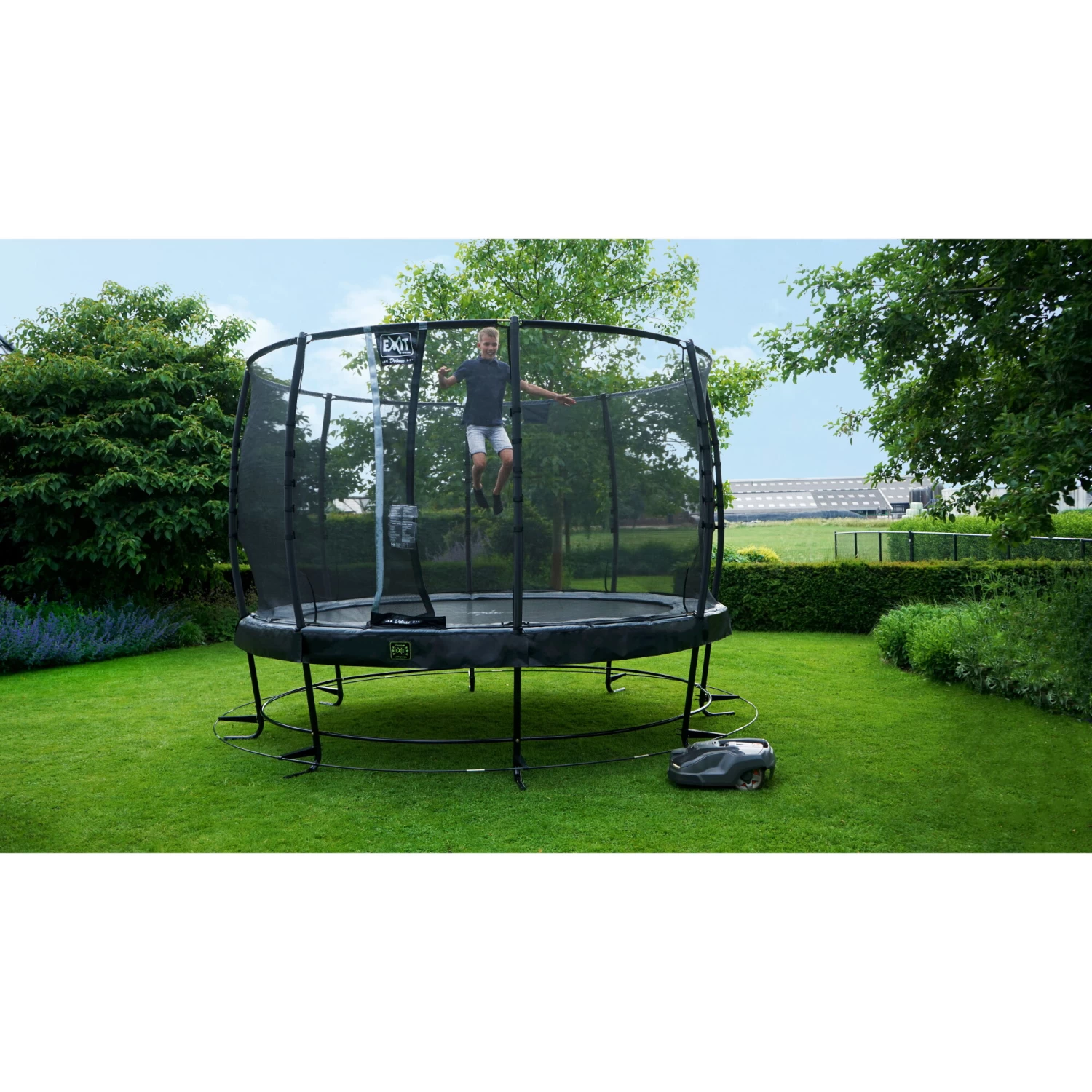 EXIT TOYS EXIT Robotmaaierstop Voor Lotus En Elegant Trampolines ø305cm 8 EXIT TOYS EXIT Robotmaaierstop Voor Lotus En Elegant Trampolines ø305cm - Afbeelding 8