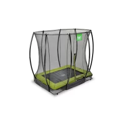 EXIT TOYS EXIT Silhouette Inground Trampoline 153x214cm Met Veiligheidsnet - Groen -Speeltoestellen exit silhouette inground trampoline 153x214cm met veiligheidsnet groen 2