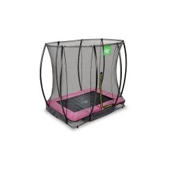 EXIT TOYS EXIT Silhouette Inground Trampoline 153x214cm Met Veiligheidsnet - Roze -Speeltoestellen exit silhouette inground trampoline 153x214cm met veiligheidsnet roze 2