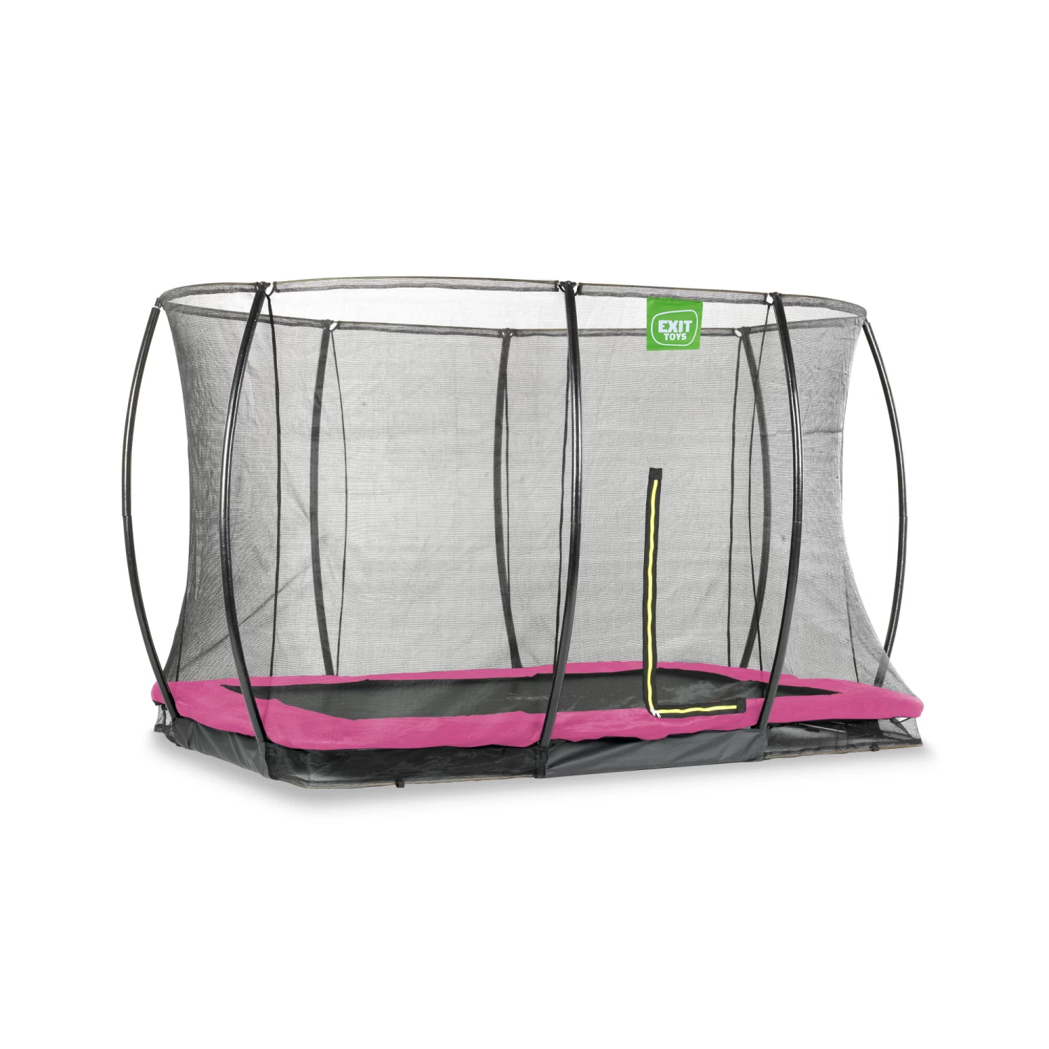 EXIT TOYS EXIT Silhouette Inground Trampoline 214x305cm Met Veiligheidsnet - Roze 2 EXIT TOYS EXIT Silhouette Inground Trampoline 214x305cm Met Veiligheidsnet - Roze - Afbeelding 2