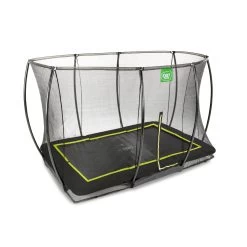 EXIT TOYS EXIT Silhouette Inground Trampoline 214x305cm Met Veiligheidsnet - Zwart -Speeltoestellen exit silhouette inground trampoline 214x305cm met veiligheidsnet zwart 2