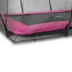 EXIT TOYS EXIT Silhouette Inground Trampoline 244x366cm Met Veiligheidsnet - Roze -Speeltoestellen exit silhouette inground trampoline 244x366cm met veiligheidsnet roze 4