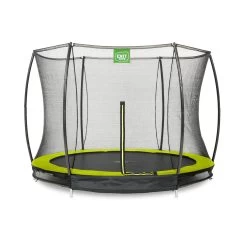 EXIT TOYS EXIT Silhouette Inground Trampoline ø305cm Met Veiligheidsnet - Groen