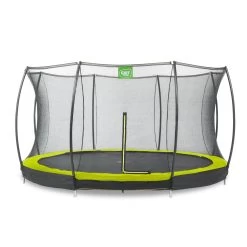 EXIT TOYS EXIT Silhouette Inground Trampoline ø366cm Met Veiligheidsnet - Groen