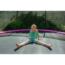 EXIT TOYS EXIT Silhouette Inground Trampoline ø366cm Met Veiligheidsnet - Roze -Speeltoestellen exit silhouette inground trampoline o366cm met veiligheidsnet roze 7