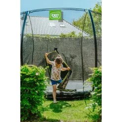 EXIT TOYS EXIT Silhouette Inground Trampoline ø366cm Met Veiligheidsnet - Zwart -Speeltoestellen exit silhouette inground trampoline o366cm met veiligheidsnet zwart 6