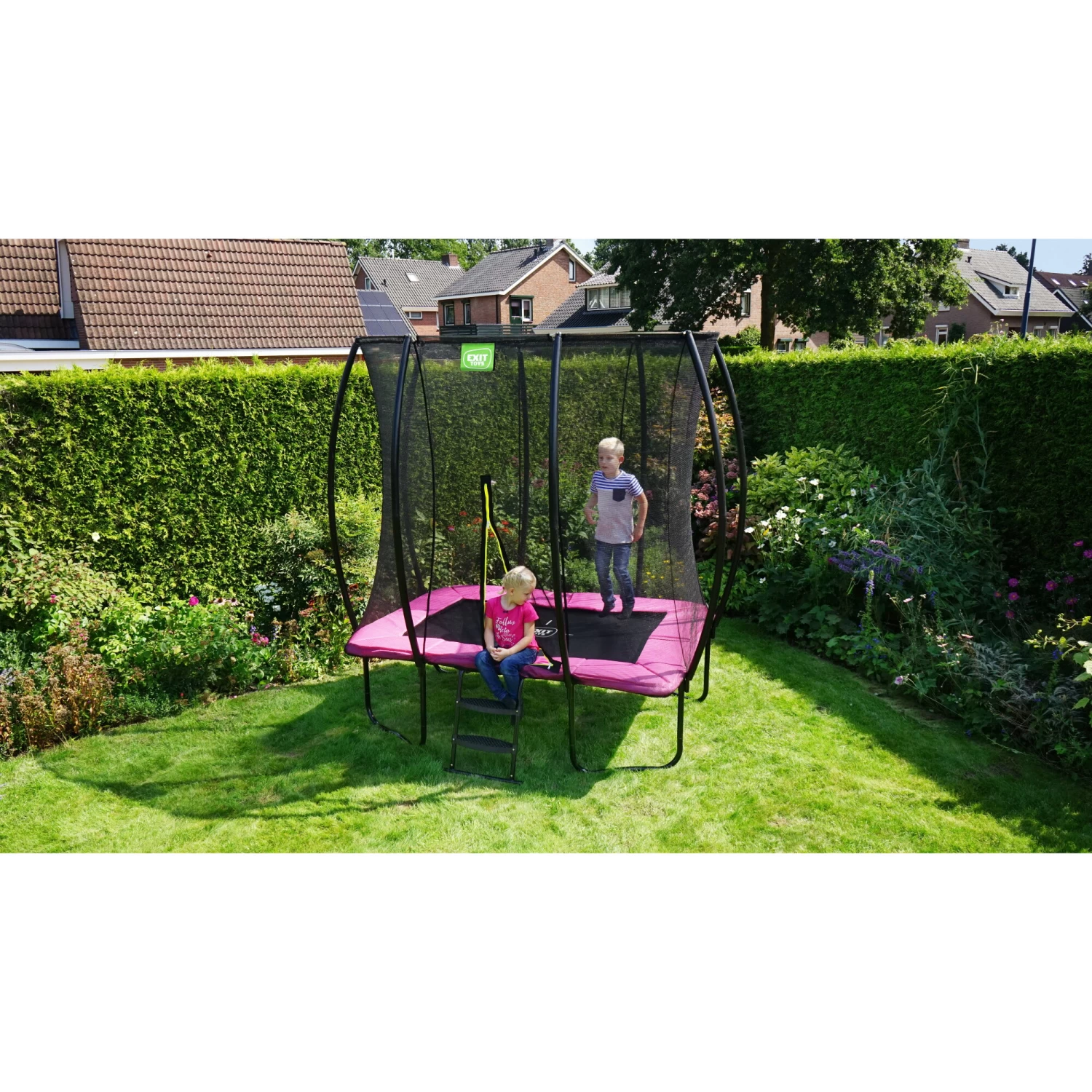 EXIT TOYS EXIT Silhouette Trampoline 153x214cm - Roze 11 EXIT TOYS EXIT Silhouette Trampoline 153x214cm - Roze - Afbeelding 11
